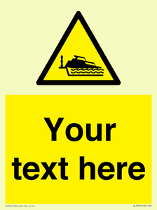 Custom warning grounding cruiser on lock cill